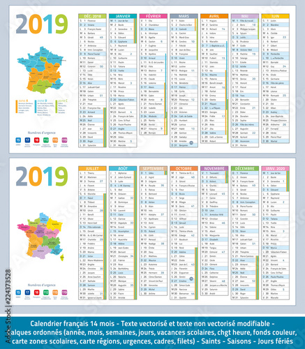 2019-Calendrier 14 mois recto-verso-Carte régions et académies-3