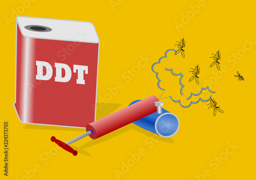 DDT and hand pump spray Get rid of insects,insecticides.