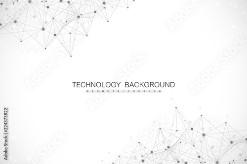 Abstract plexus background with connected lines and dots. Plexus geometric effect. Big data complex with compounds. Lines plexus, minimal array. Digital data visualization. Vector illustration.
