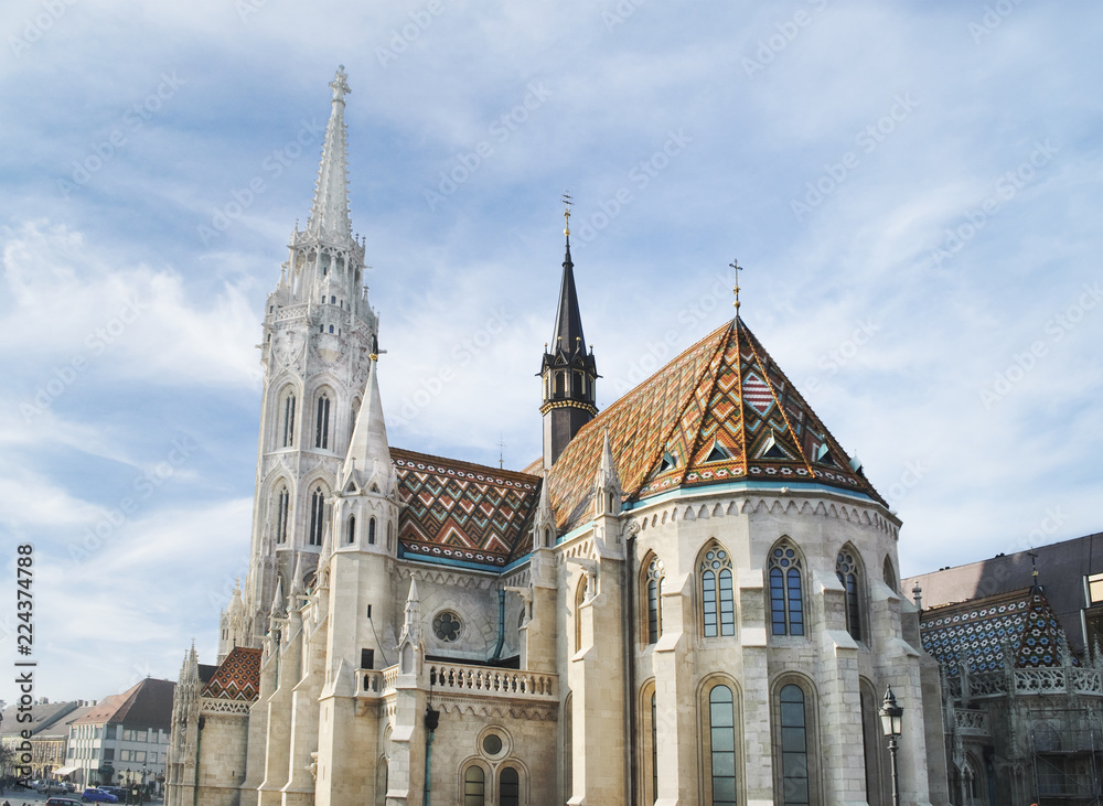 St. Matthias church in Budapest, Hungary.