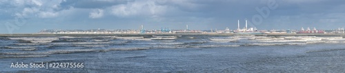 French landscape - Normandie. Panoramic view over the seaport and city of Le Havre in Northern France. © PhotoGranary