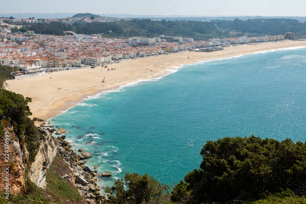 From the high point of Nazare