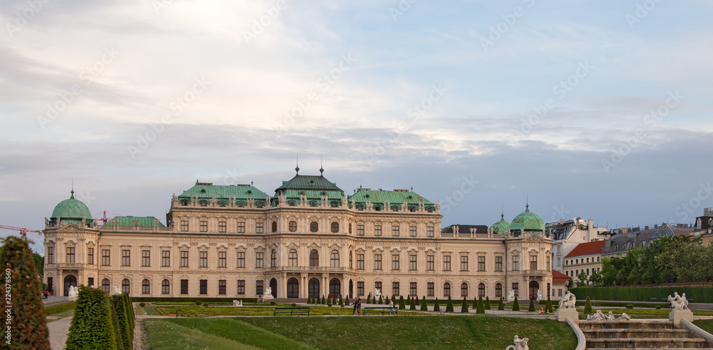 Obraz premium Royal Palace Belvedere in Vienna, Austria