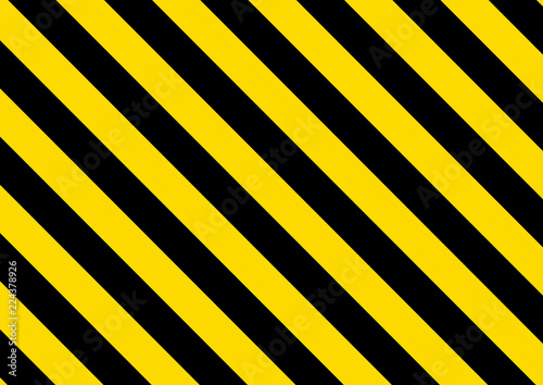 Black and yellow striped background. Vector illustration
