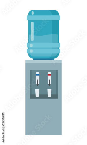 Water dispenser isolated