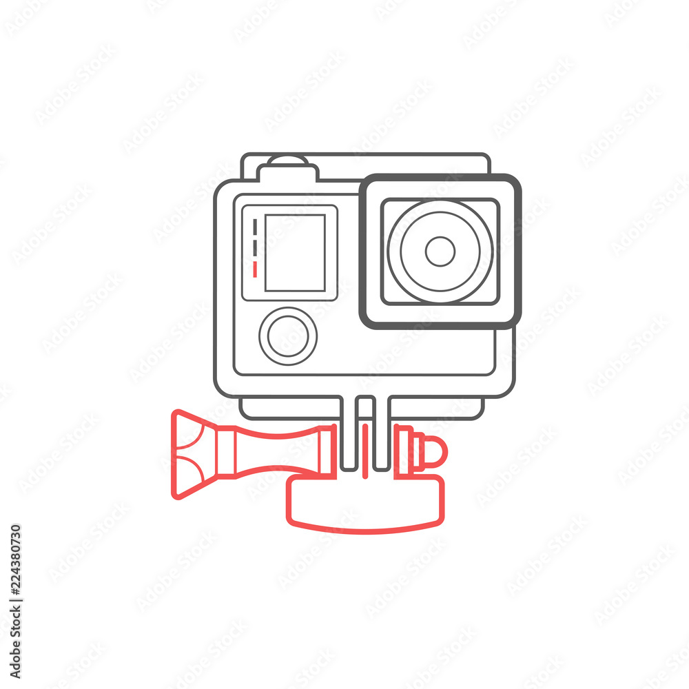 Fototapeta premium action cam