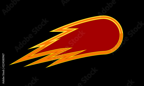 fire comet logo