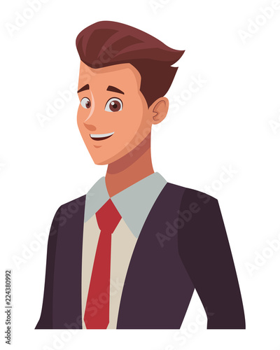 Executive businessman cartoon