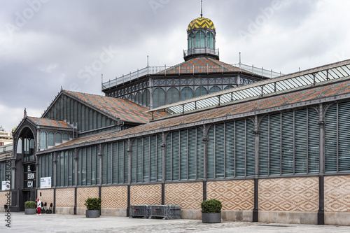 Photography Exterior El Born Cultural center,El Born quarter,Barcelona.