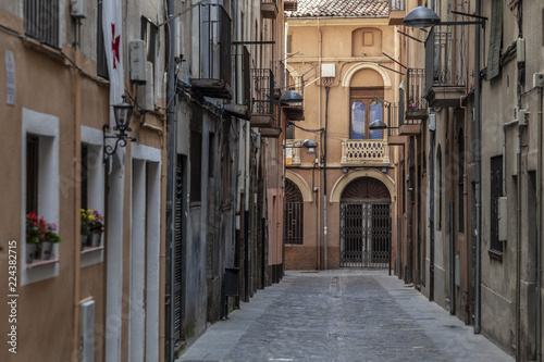 Fototapeta Naklejka Na Ścianę i Meble -  Ancient street in Ripoll,Catalonia,Spain.