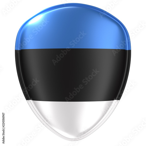 Free Download 3d rendering of an Estonia flag icon. - GFXLoad