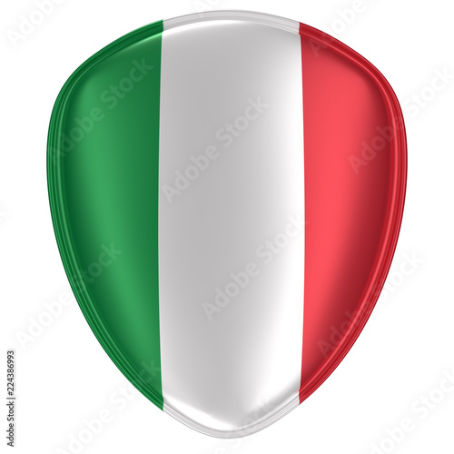 Free Download 3d rendering of a Italy flag icon. - GFXLoad