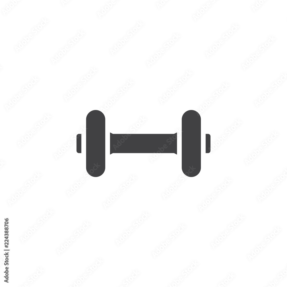 Dumbbell vector icon. filled flat sign for mobile concept and web design. fitness, sport equipment simple solid icon. Symbol, logo illustration. Pixel perfect vector graphics Dumbbell vector icon. filled flat sign for mobile concept and web design. fitness, sport equipment simple solid icon. Symbol, logo illustration. Pixel perfect vector graphics