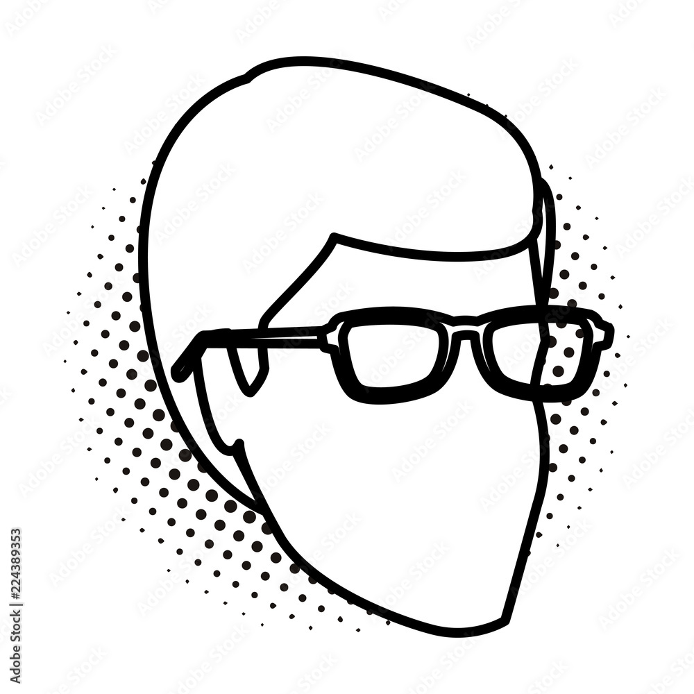 Man faceless head Man faceless head
