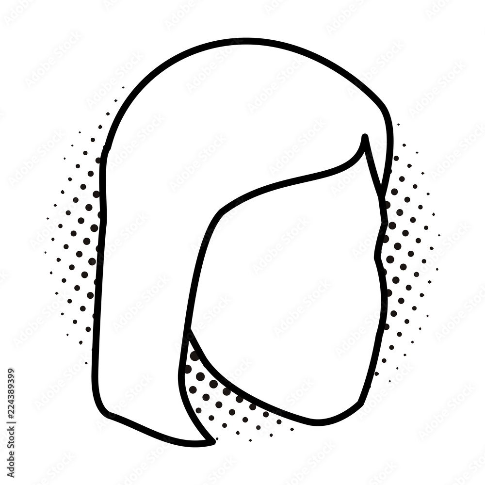Woman faceless head Woman faceless head