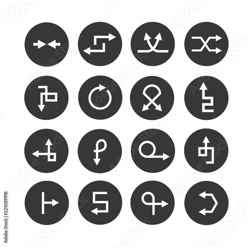 arrow icons