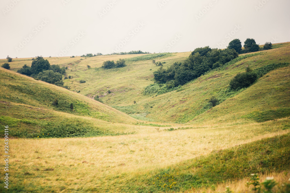 view of a mountain landscape