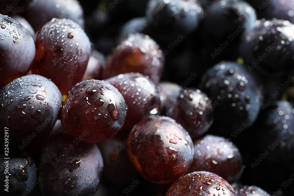 Bunch of fresh ripe juicy grapes as background, closeup Bunch of fresh ripe juicy grapes as background, closeup