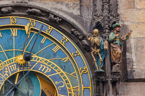 Photography Old Astronomical clock in Prague - Czech Republic