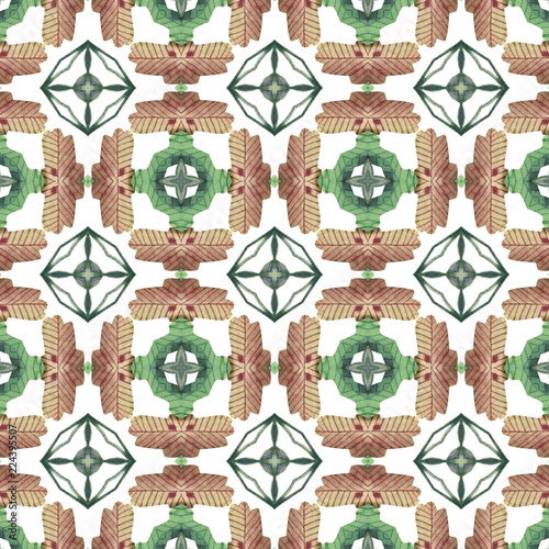 Stunning watercolor pattern for ceramic tiles and decoration