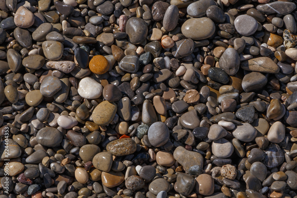 abstract natural background: pebble stones on beach in Nice abstract natural background: pebble stones on beach in Nice