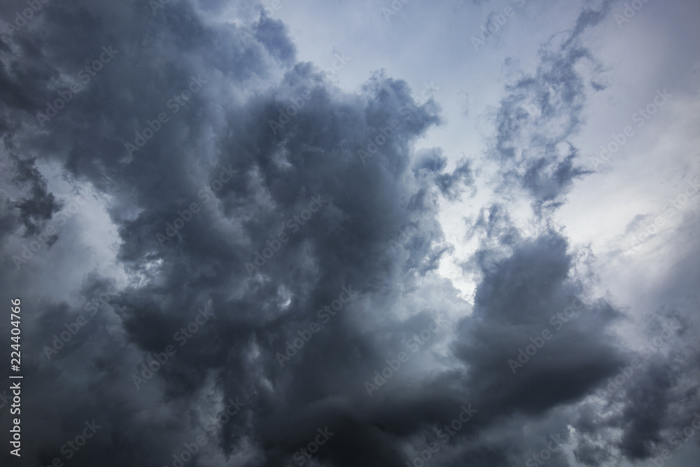 Storm clouds in central Florida