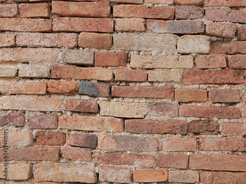 Cose up of old brick wall