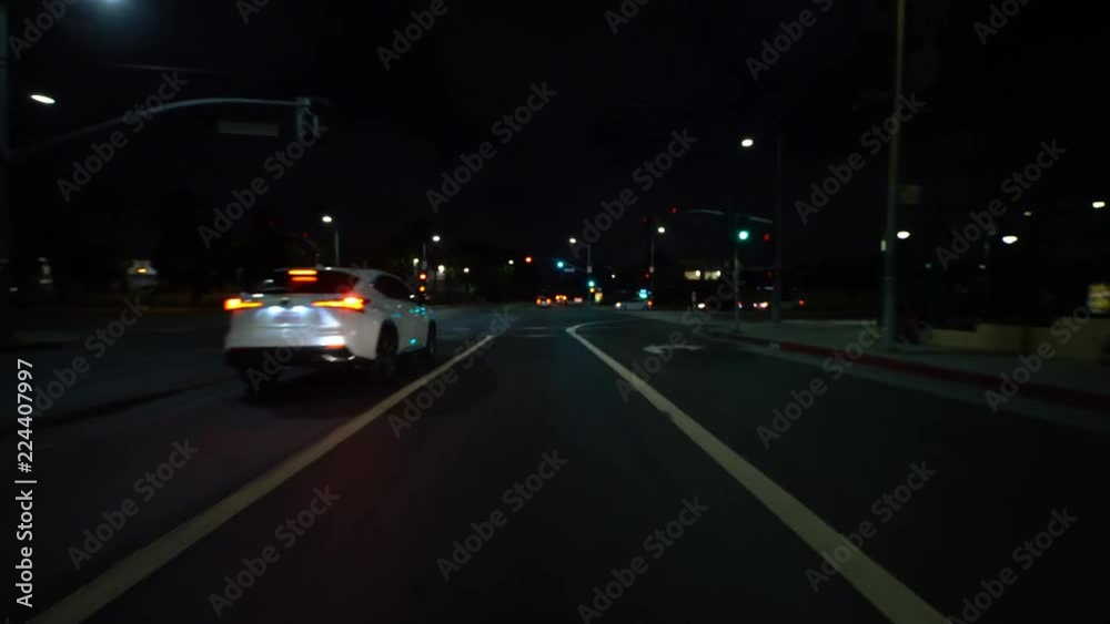 Driving Plate Shallow Focus Los Angeles Fairfax Ave North Bound 01 at Venice Blvd Driving Plate Shallow Focus Los Angeles Fairfax Ave North Bound 01 at Venice Blvd