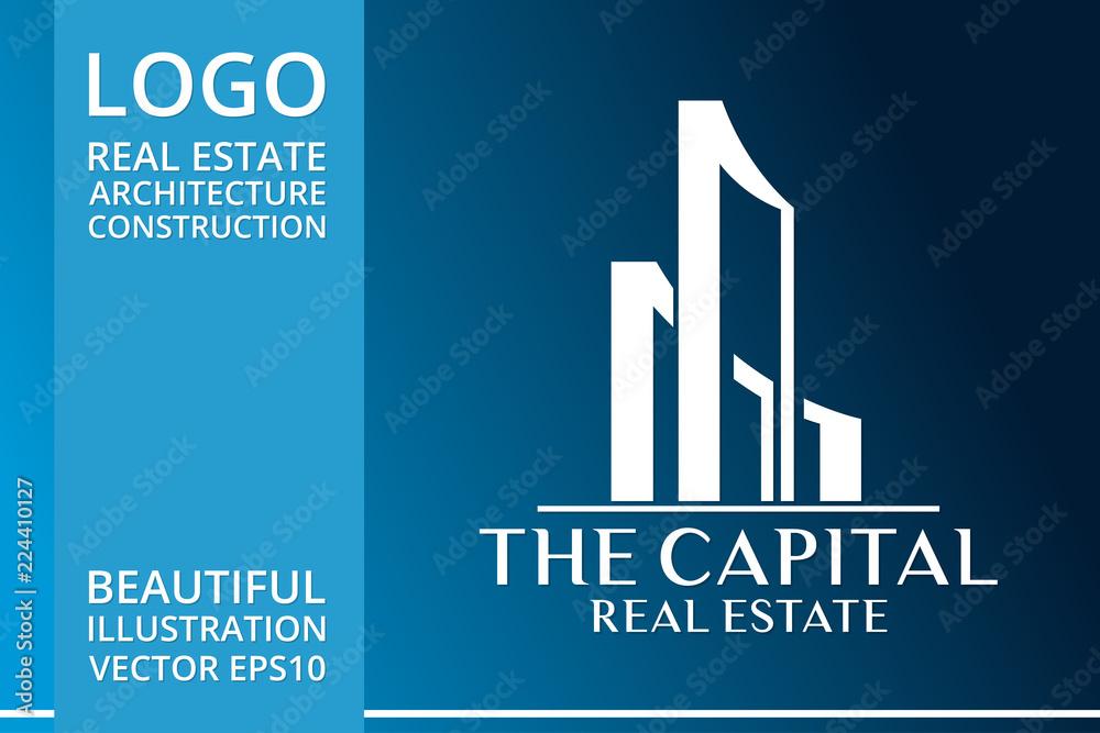 Fototapeta premium Real Estate, Building, Construction and Architecture Logo Vector Design Eps 10