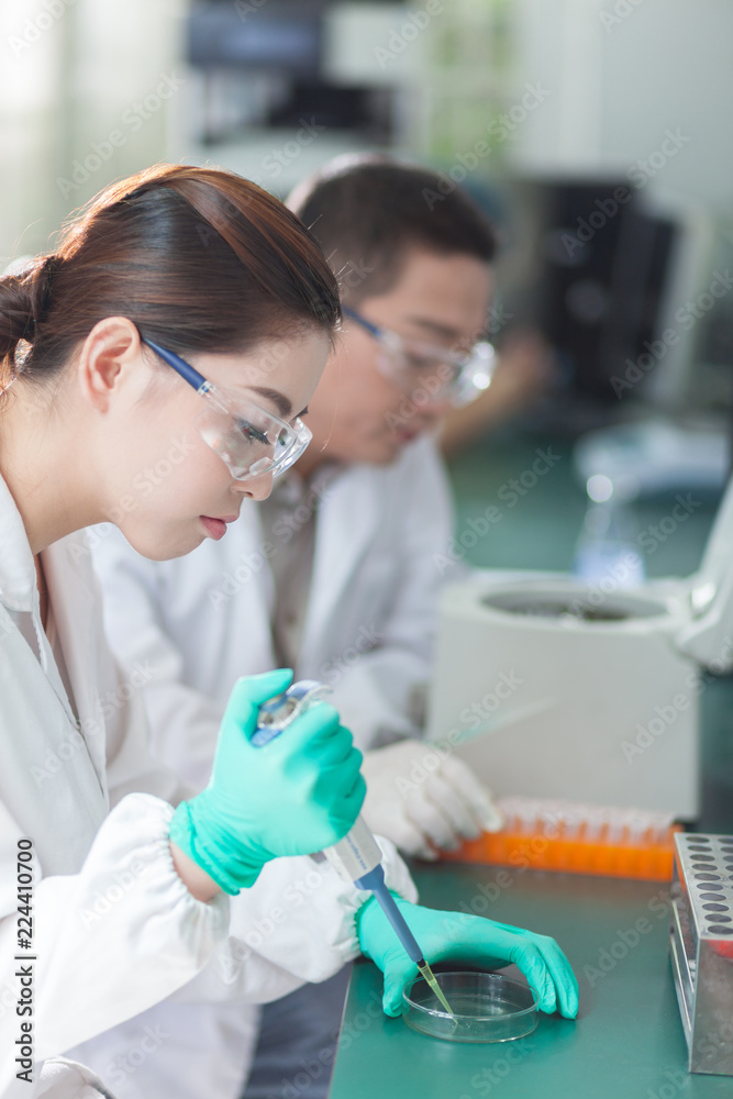 people working at laboratory people working at laboratory