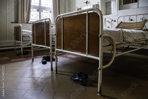Old hospital beds © esebene