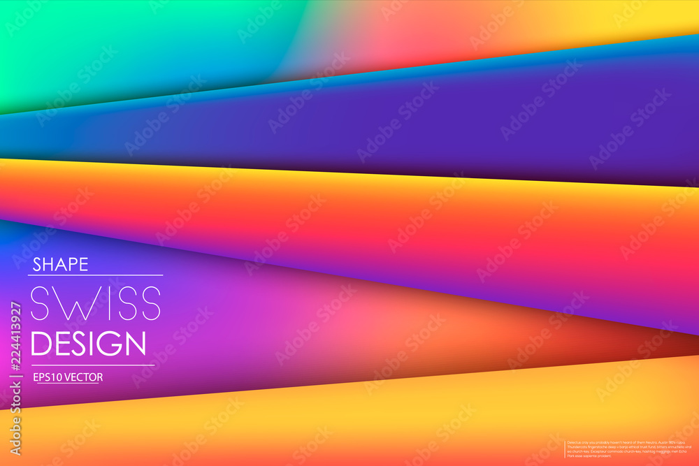 Liquid color background design. Fluid gradient shapes composition. Futuristic design posters. Eps10 vector.