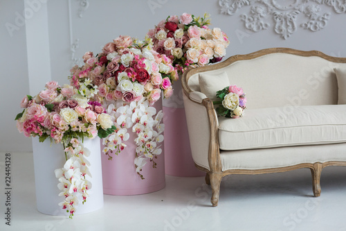 Photography classic sofa in the interior