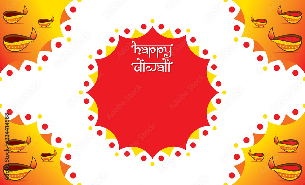 Obraz premium indian big festival diwali offer poster design