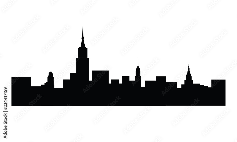 New York illustration city USA american 