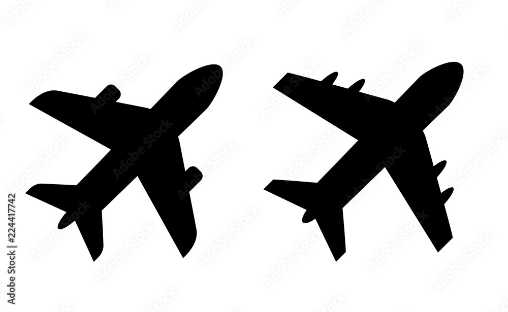 Plane vector icon Plane vector icon