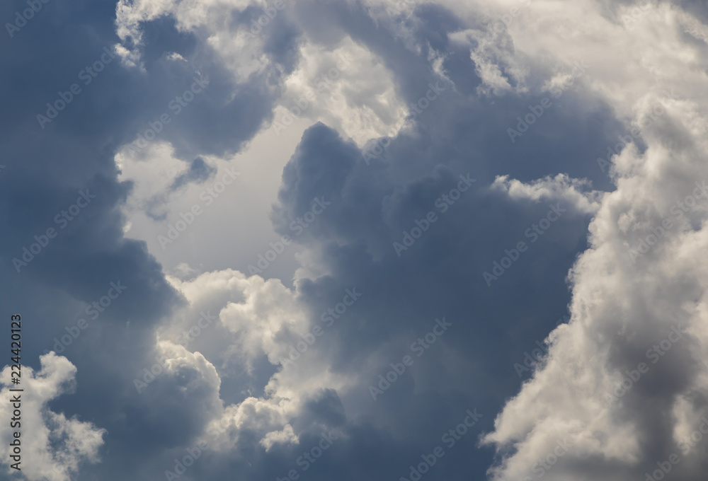 Cumulonimbus clouds, dramatic sky Cumulonimbus clouds, dramatic sky