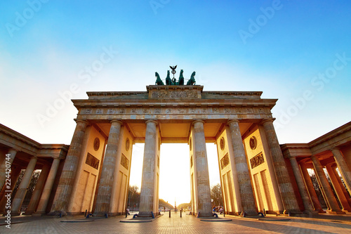 Brandenburg Gate in the morning  photo