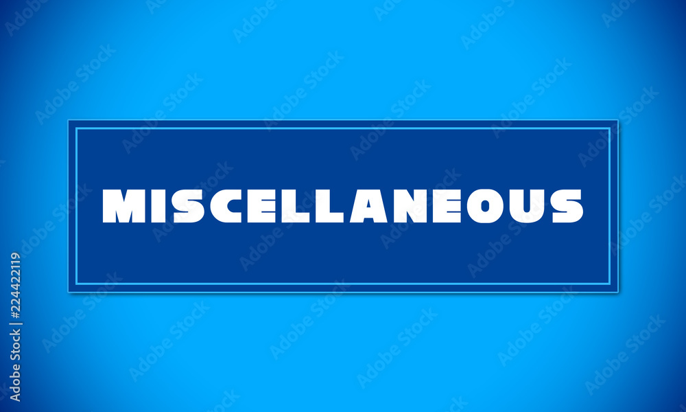 Miscellaneous - clear white text written on blue card on blue background Miscellaneous - clear white text written on blue card on blue background
