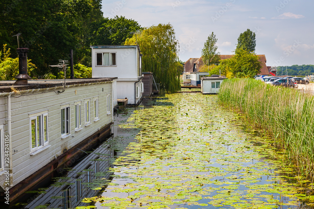 Chichester canal West Sussex England UK Chichester canal West Sussex England UK
