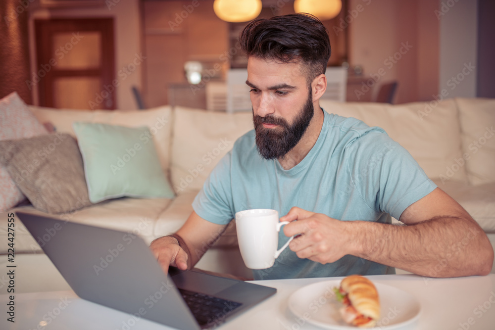 Working from home concept Working from home concept