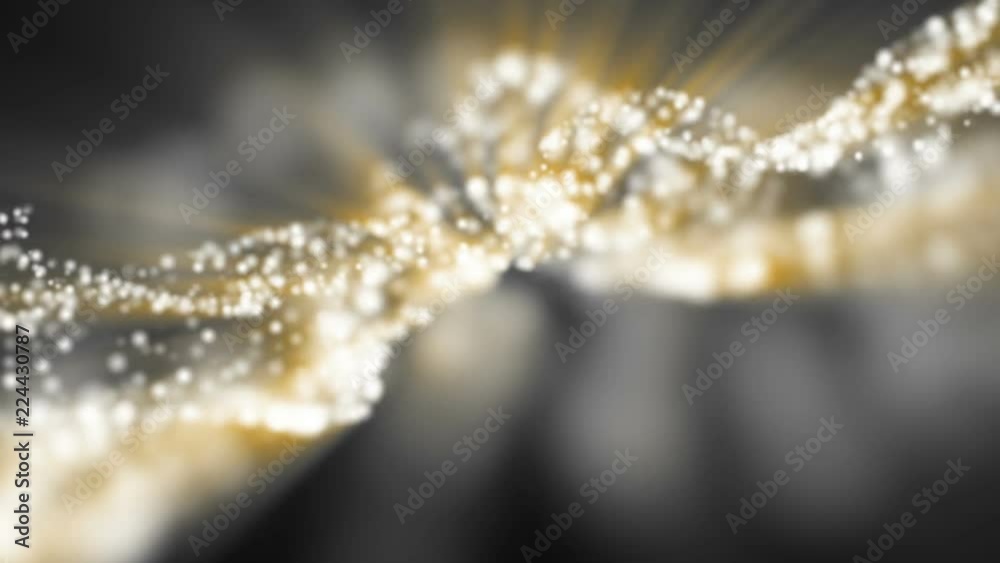 white flying particles emit rays. abstract animated background 3d rendering white flying particles emit rays. abstract animated background 3d rendering