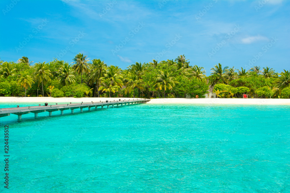 Beautiful sandy beach