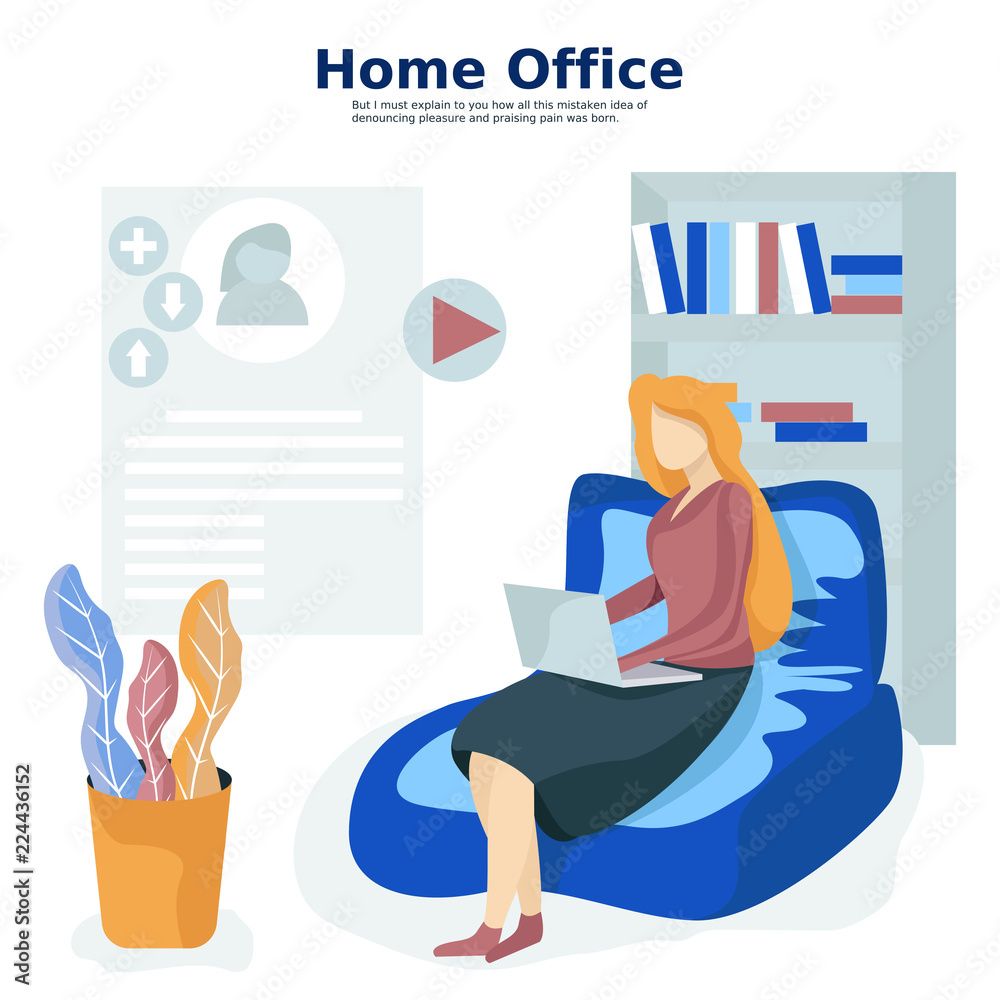 Freelancers work from home, related to programming, management and working on business projects. Self employed, home office, work at home Freelancers work from home, related to programming, management and working on business projects. Self employed, home office, work at home