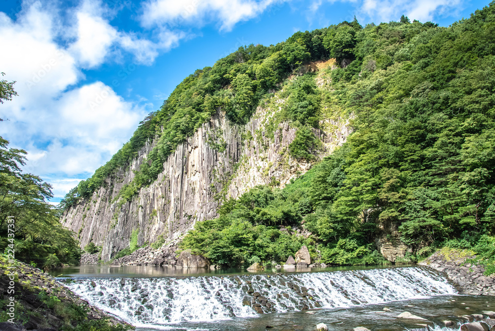 Fototapeta premium 材木岩