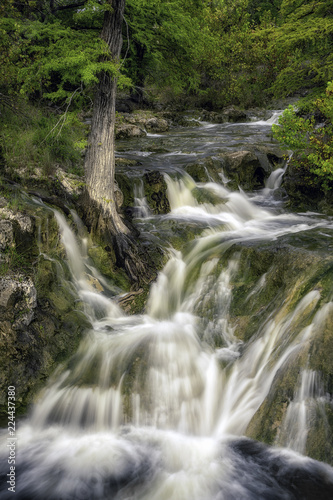 Fototapeta Naklejka Na Ścianę i Meble -  Texas Hill Country Waterfall