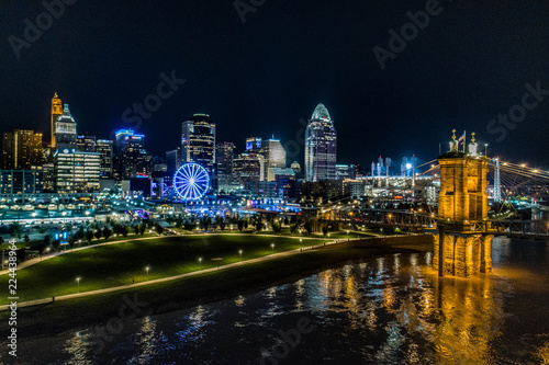 Cincinnati Skyline at Night © Craig