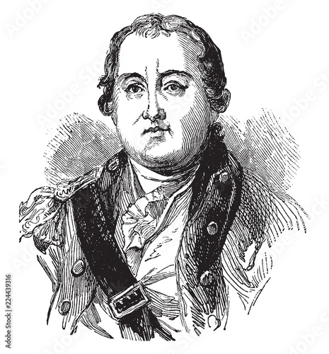 William Washington, vintage illustration