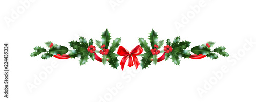Holly Holiday Christmas decor