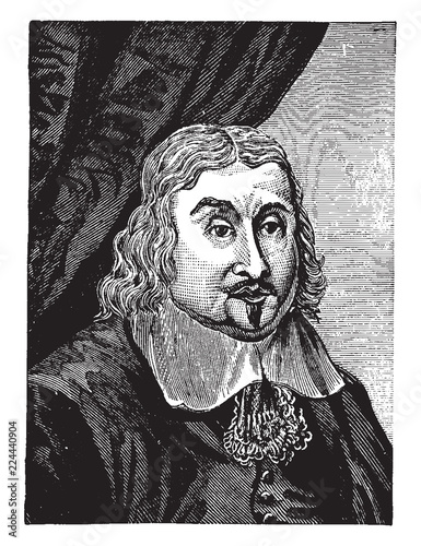 John Eliot, vintage illustration